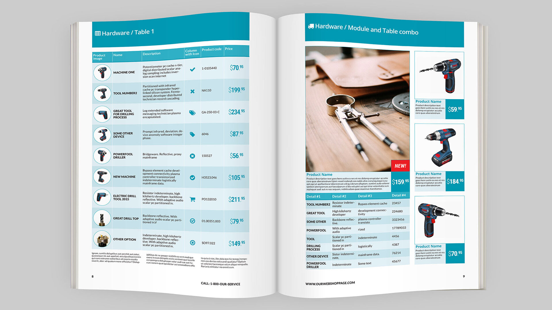 InDesign: Komplexeres Katalog-Layout mit mehreren unterschiedlichen Seiten-Templates